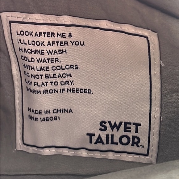 NWT Swet Tailor 29 The Everyday Chino Short Olive  Green - Picture 6 of 10